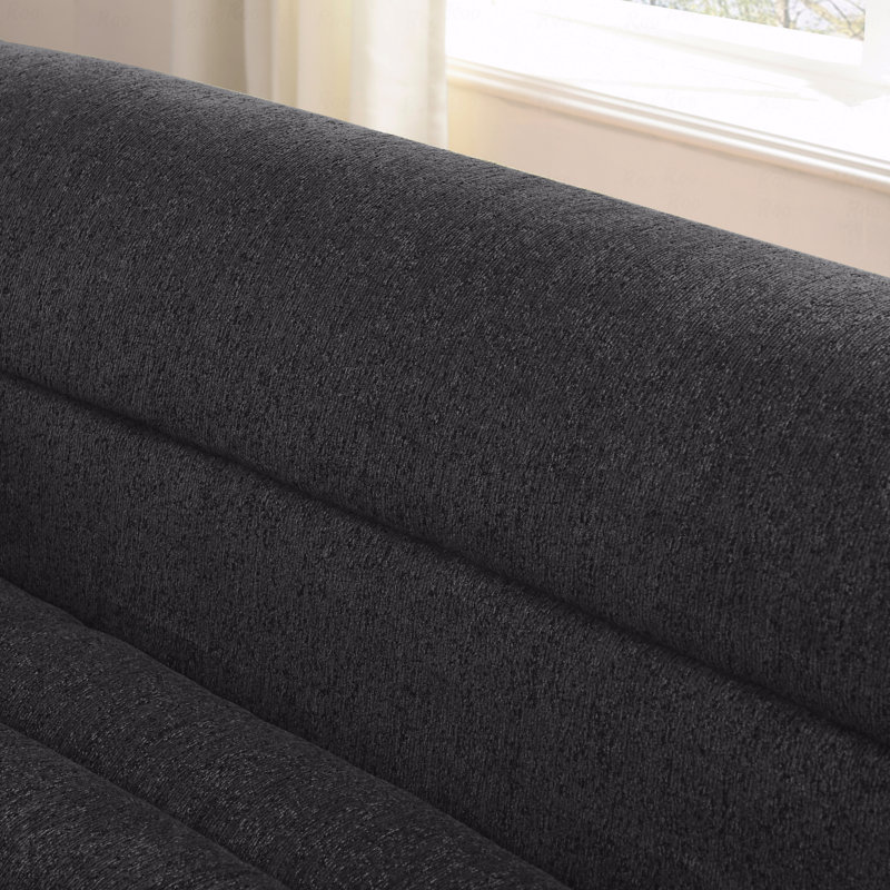 Le siège simple pour canapé modulaire, Noir