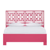 Lattice Back Platform Bed