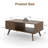 Neil 43" Rectangle Coffee Table With Storage For Living Room-681716602