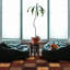 Tapisserie naturelle taupe kilim 5 pi 0 po x 6 pi 4 po