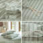 Ensemble de housse de couette rayé 100% coton délavé DONEUS-118101062-113054925