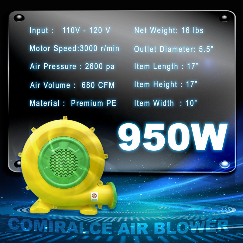 Souffleur à air de 950 watts