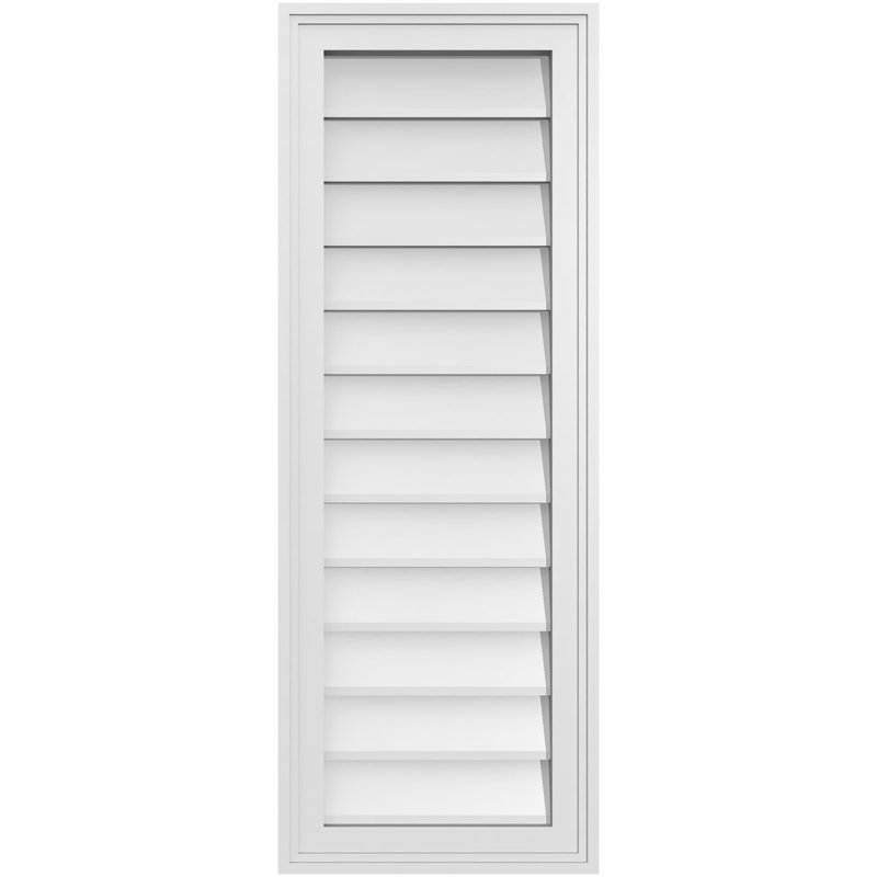 Cadre en brique, brun clair apprêté, H 38 po x l 14 po x P 1,5 po