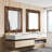 Fontanez Farmhouse Wood Bathroom Wall Mirror-2091036589