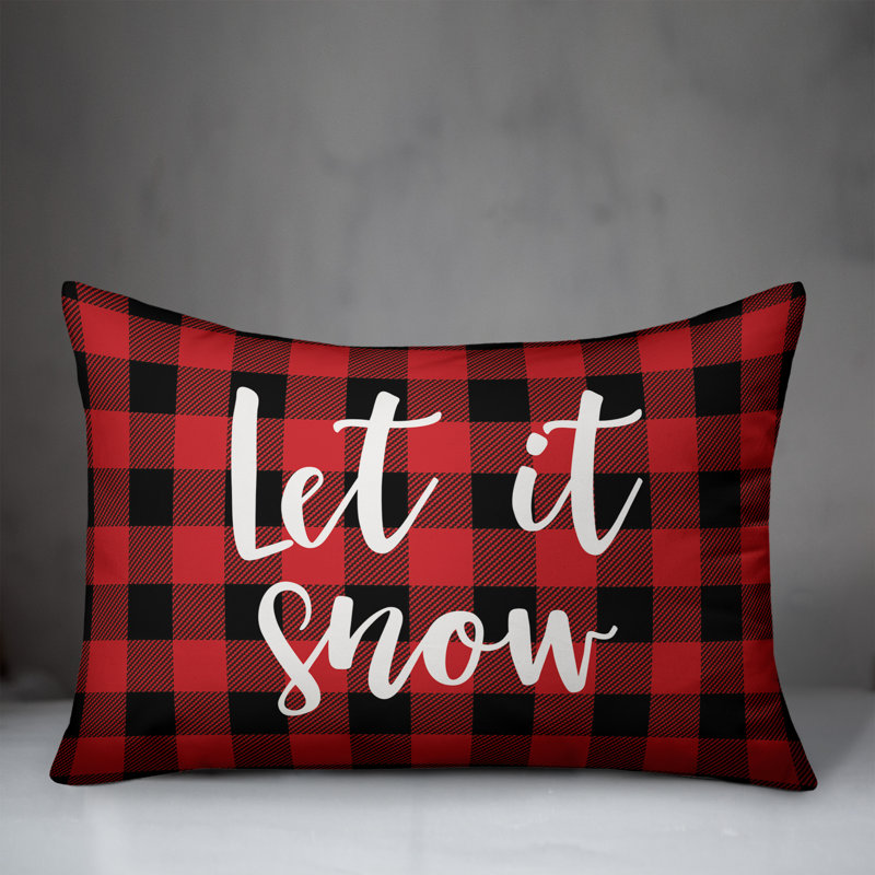  Coussin Let Let Snow in Buffalo