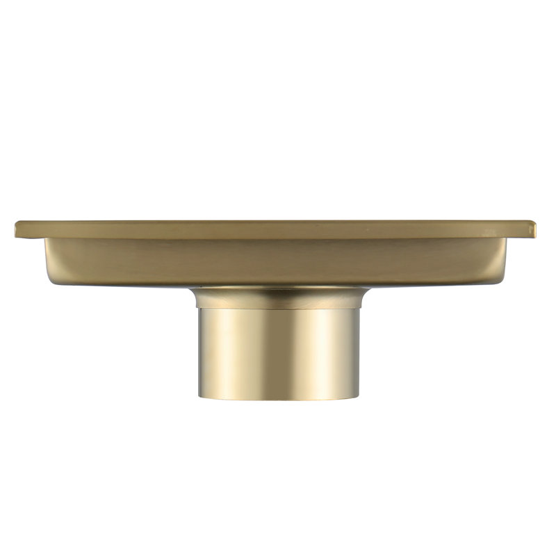 Drain de plancher de douche FINE FIXTURES, Satin Brass