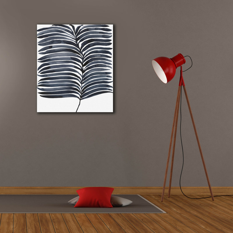 «Indigo Fronds I» par Regina Moore, H 30 po x l 26 po