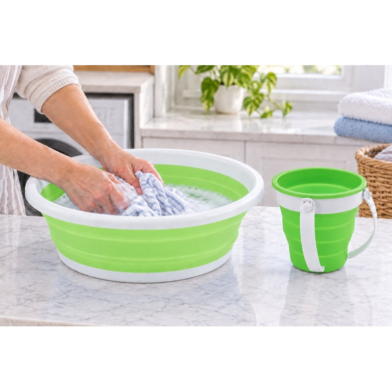 Bol de service en plastique Chaker, Vert
