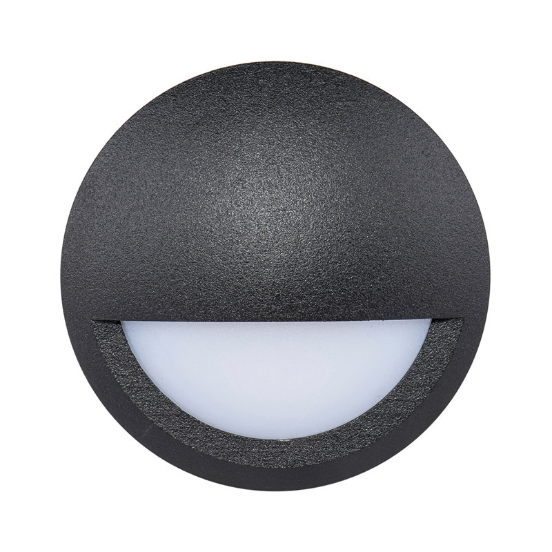 Ferrera Outdoor Bulkhead Light, Black