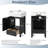 20‘’ Bathroom Vanity with Ceramic Sink and Soft-Close Storage-938264175