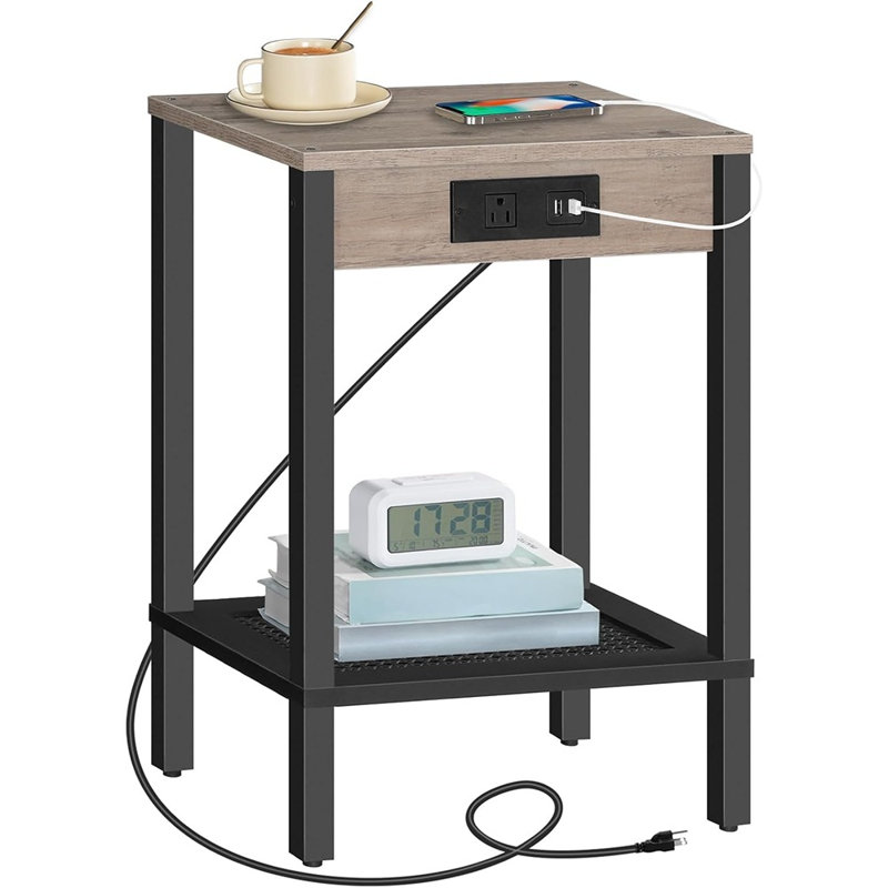 Table d'appoint avec station de charge, table de bout avec port USB ...