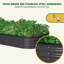 Lit de jardin surélevé modulaire en acier galvanisé 9 en 1 Heise-248353389-225763596