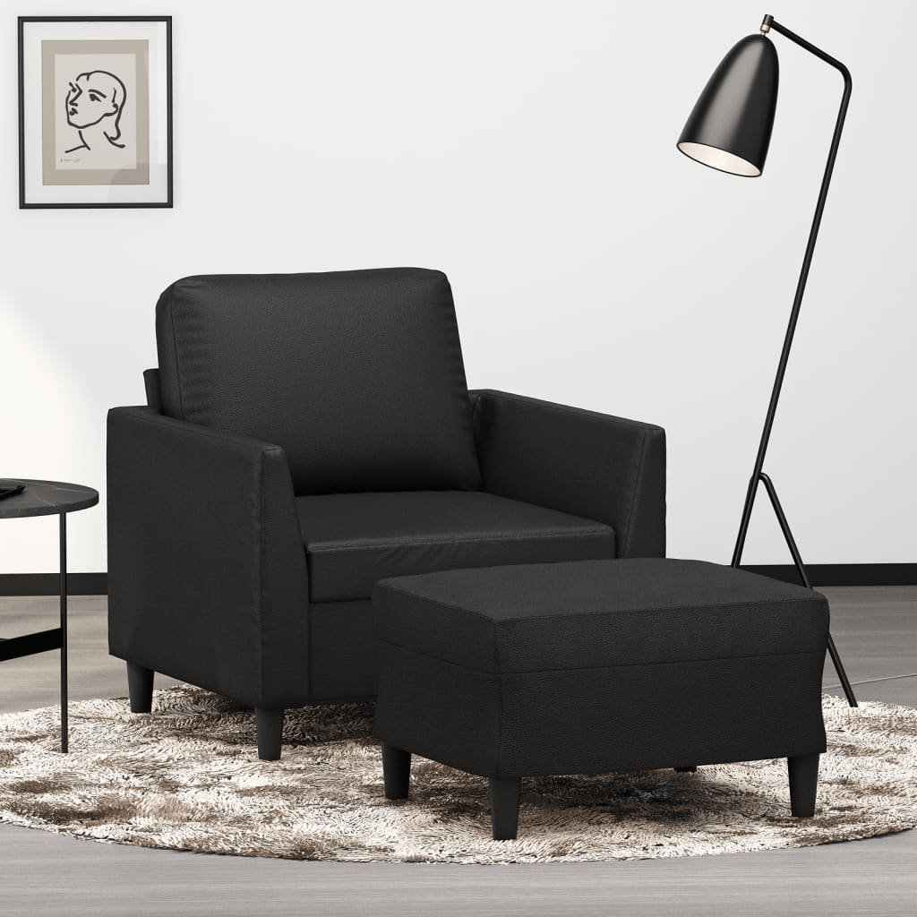 Ebern Designs Majeic Vegan Leather Armchair - Wayfair Canada