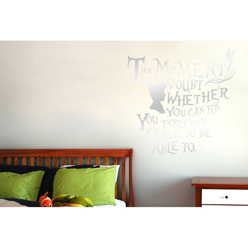 Wall Decal, Shiny Silver
