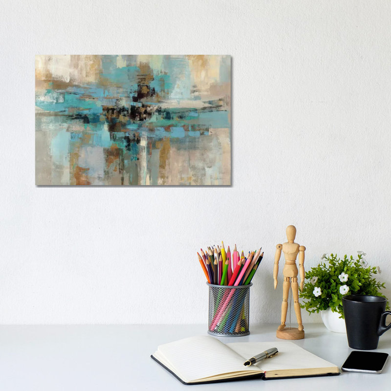 Morning Fjord by Silvia Vassileva - Wrapped Canvas Painting, 20.32 cm H x 30.48 cm W