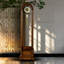 Horloge de plancher 72,05 "en bois massif de style européen