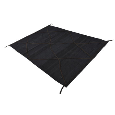 Tapis noir 5x8 Ponce
