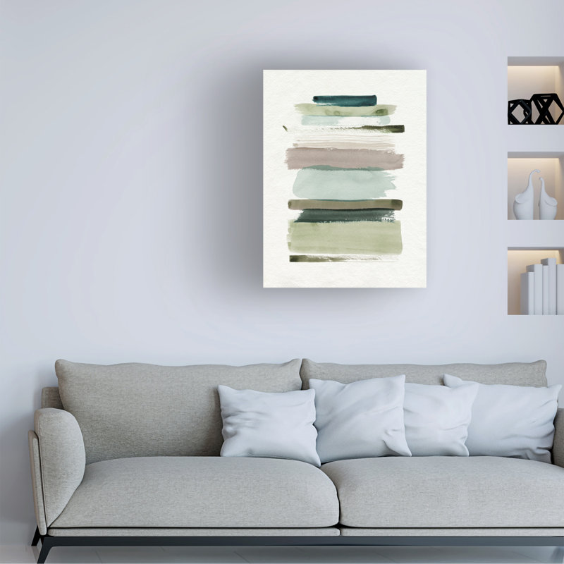 «Grass Stains I» par Grace Popp - impression sur toile tendue, H 47 po x l 35 po x P 2 po