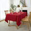 Nappe de couleur rouge oblongue 52 po x 70 po Marina-36102807-36102813