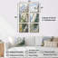 Pe pivoines par The Rocky Slope - Ensemble de 6 décorations murales florales-939013527-939013528