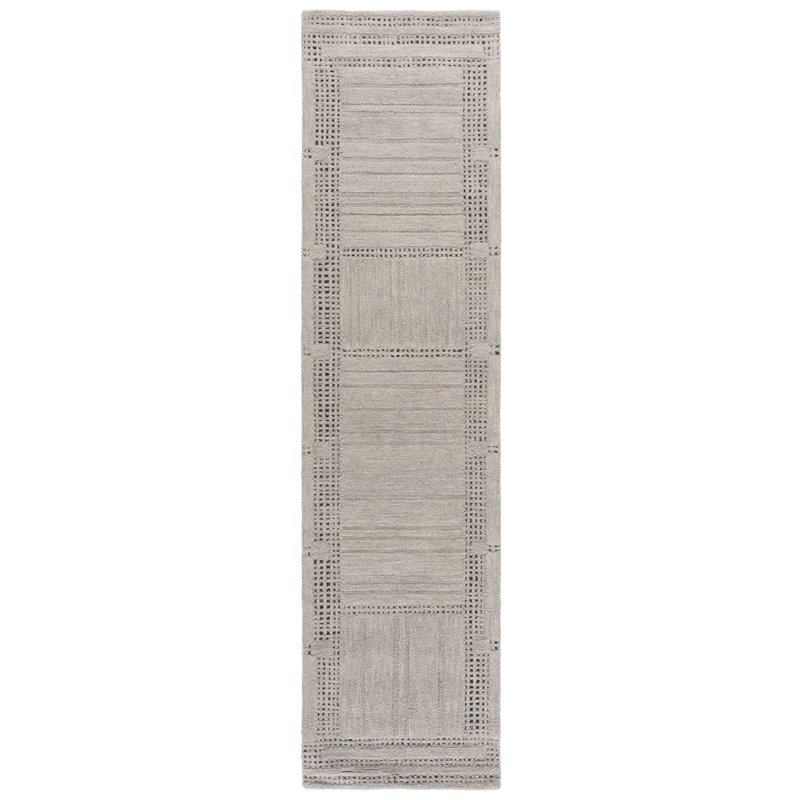 Harvest Hand Tufted Wool; Cotton Abstract Indoor Rug, Runner 2'3" x 9'