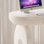 Bureau blanc rectangulaire en bois massif avec 5 tiroirs-108645819