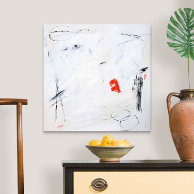 «Tangerine Toss» par Brent Abe, reproduction d'art graphique sur toile