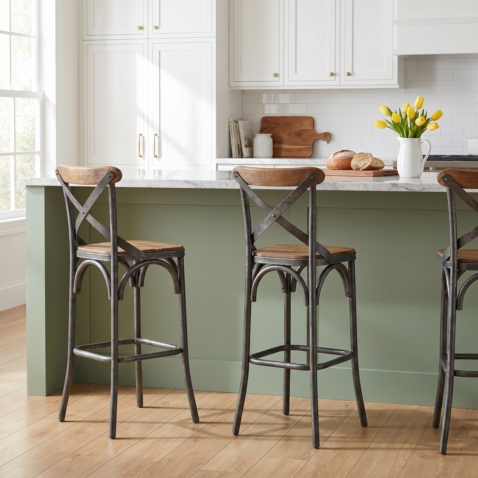 Damara Bar and Counter Stool, Bar Stool (30" Seat Height)