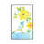 White Floater Framed