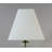 Brass Glass Urn Table Lamp- Blue Shade