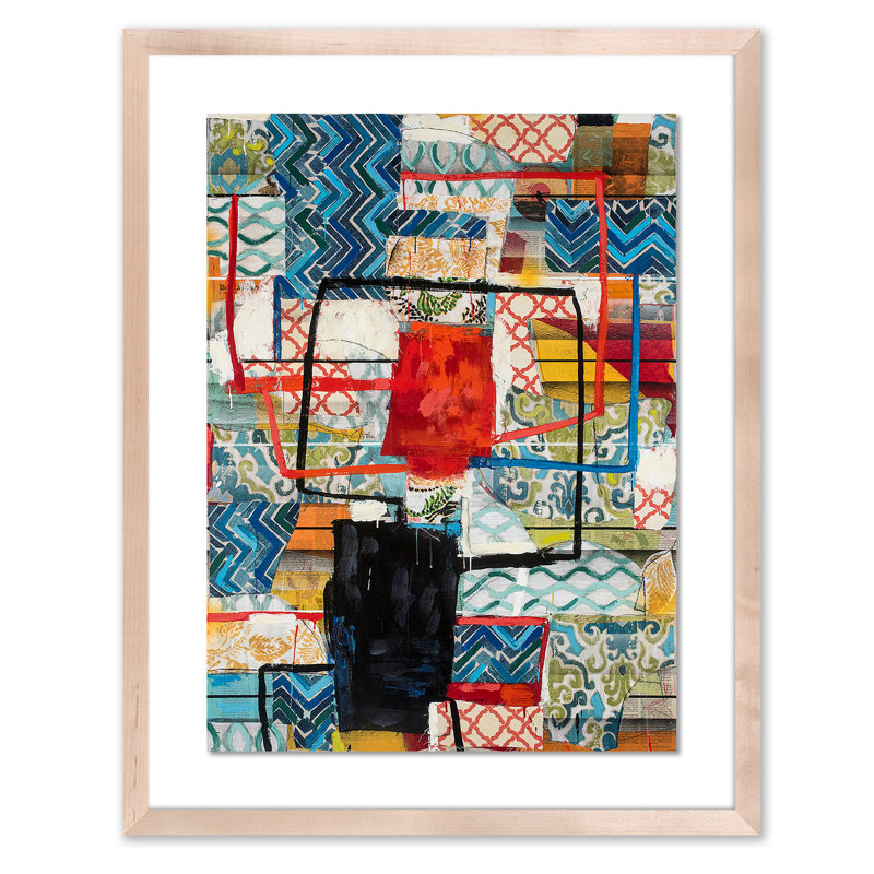 Xanadu Print by Brad Ellis, 40" H x 31" W x 2.5" D, Natural