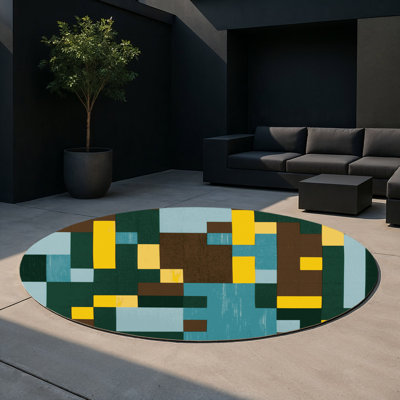 Tapis intérieur et extérieur Matrix Mountains