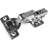 110 Degree Half Soft Close Frameless Overlay Hinge