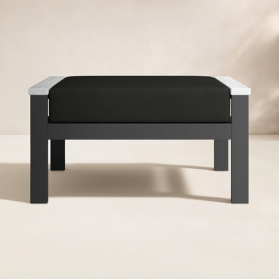 Townsend Outdoor Ottoman with Sunbrella® Cushion