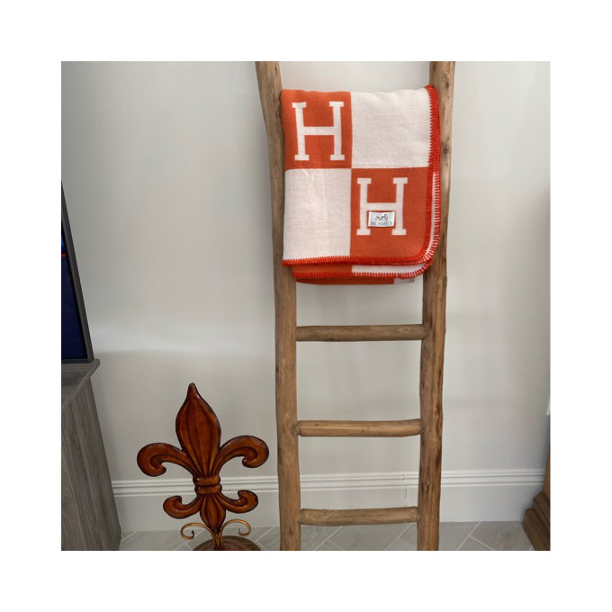 Fully Assembled 57" Wooden Blanket Ladder - Brown