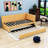 Linen Upholstered Daybed with Twin Trundle-764516453-764516455