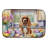 Decorating Easter Cocker Spaniel Dish Drying Mat