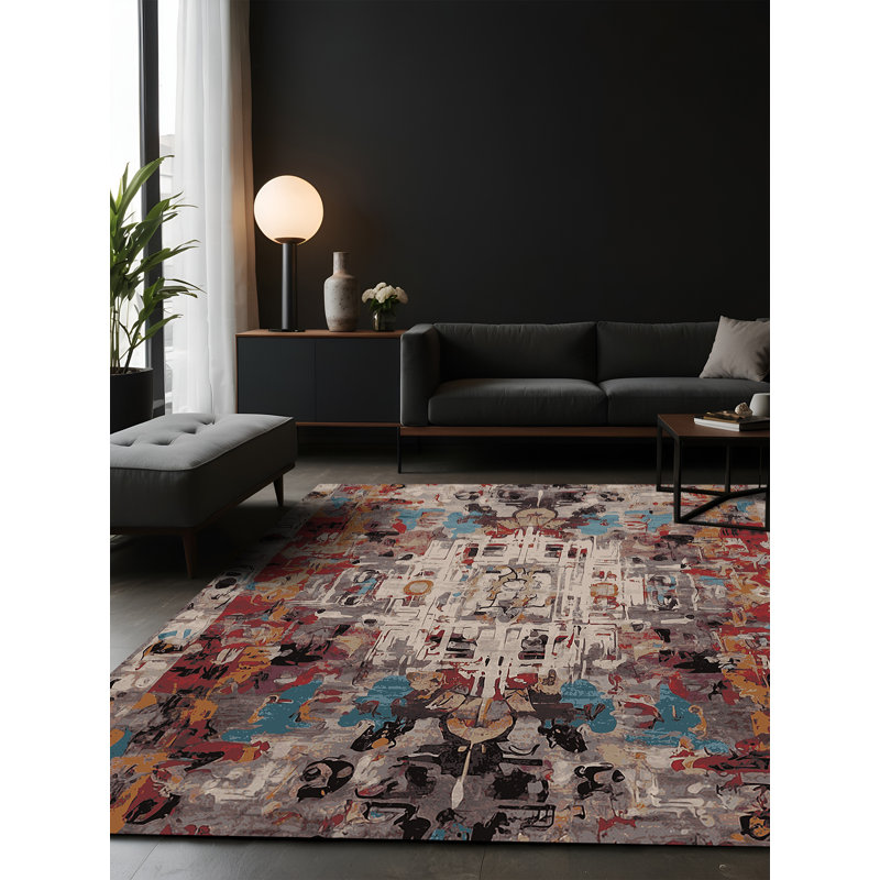 Tapis brun soyeux et moelleux, Tapis de couloir 2 pi x 4 pi