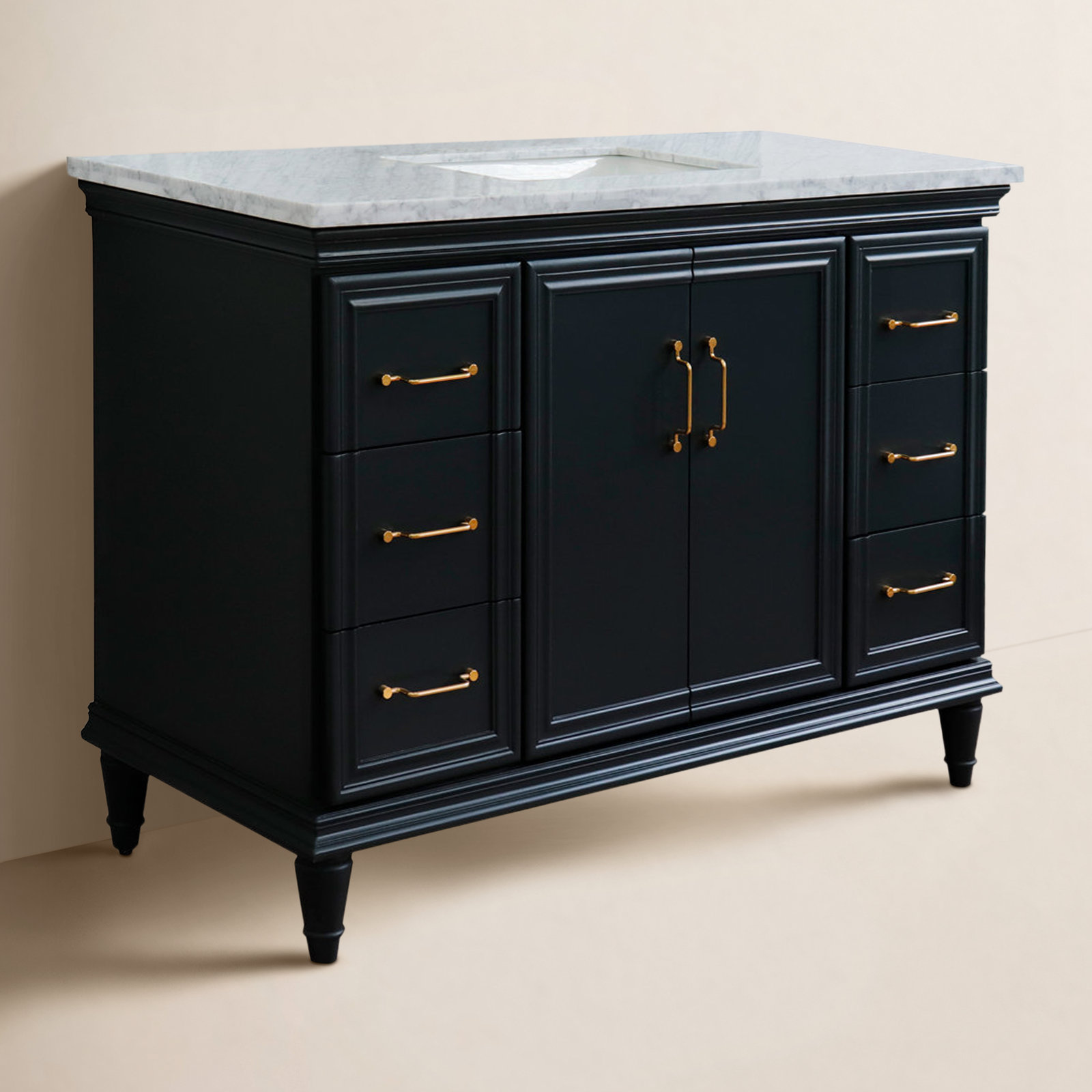 Metaza 49'' Single Bathroom Vanity, Dark Gray