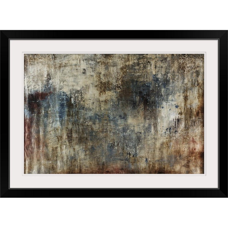 «Sommet Aqua Wall» par Alexys Henry, reproduction d'art, H 28 po x l 38 po x P 1 po, Cadre noir