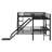 L-Shaped Bunk Bed With Loft Bed, Slide And USB Ports-92306340