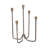 Albright 16'' H Metal Tabletop Candle Holder-1858152034