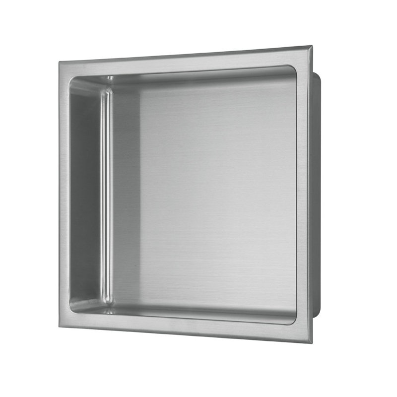 Niche pour la douche, Nickel brossé