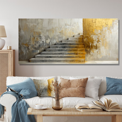 Jacorius Urban Silence Stairs To Heaven I - Futuristic Architecture Wall Art