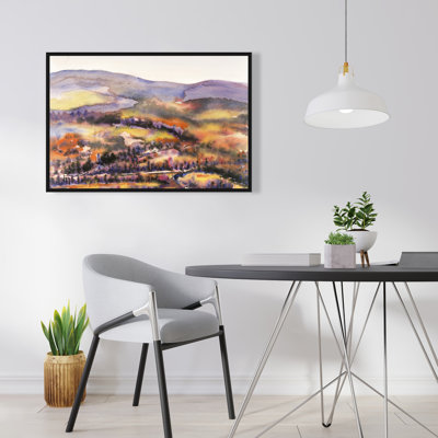 Beautiful Hills - Décor de toile encadrée bureau de paysages
