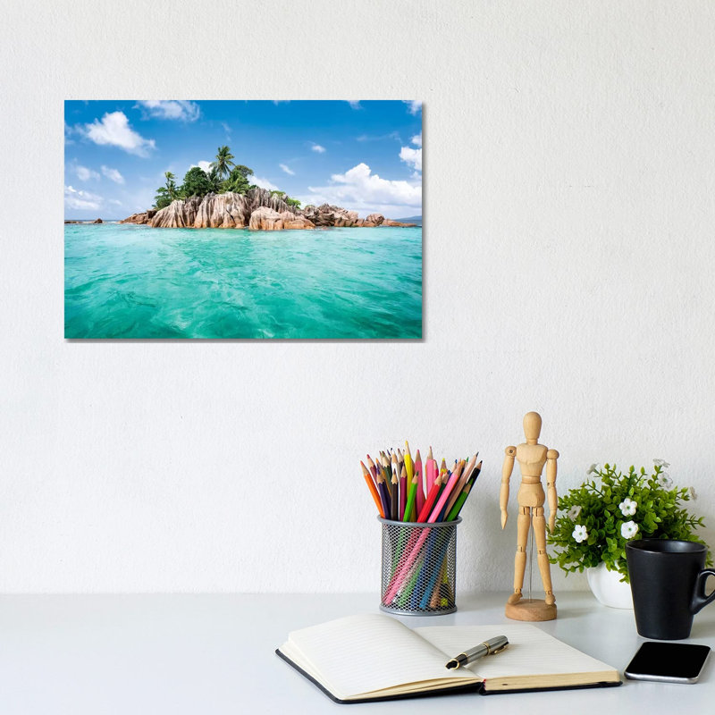 Île St. Pierre Island by Jan Becke - Wrapped Canvas Gallery-Wrapped Canvas Giclée, 20.32cm H x 30.48cm W