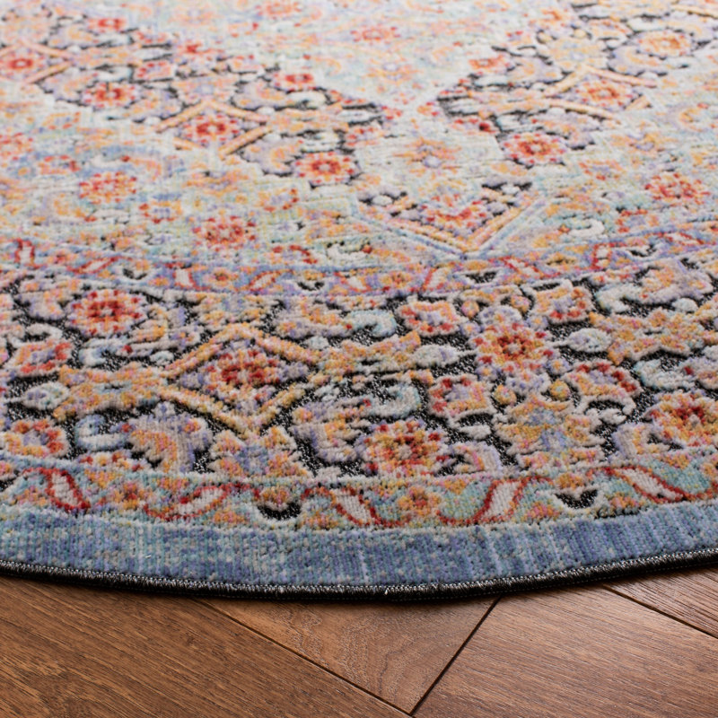 Younes Provance Performance Oriental Rug, Round 6'7"