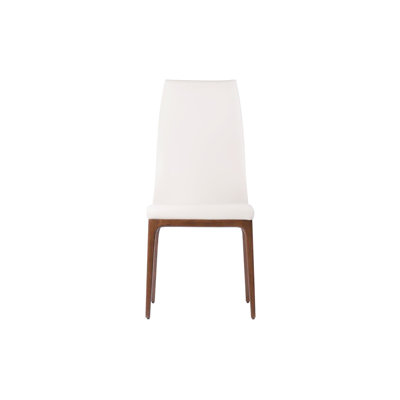 Chaise d'appoint en cuir massif Kayeson