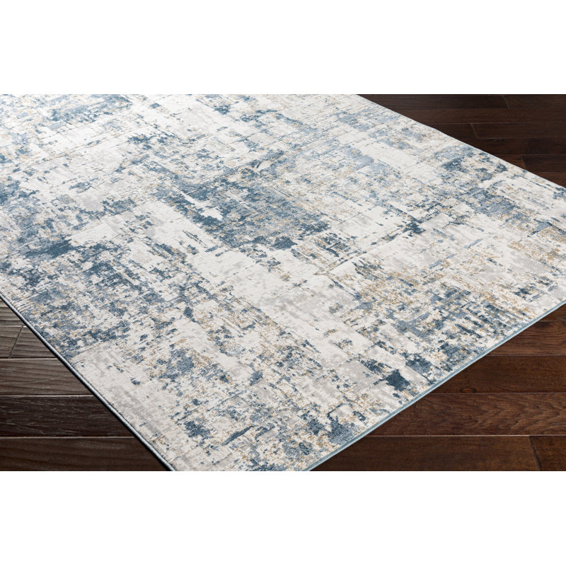 Hoekstra Abstract Indoor Rug, Rectangle 2' x 3'