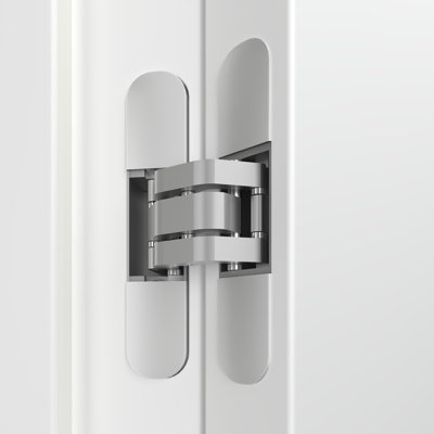 3 Pack Hidden Invisible Concealed Heavy Duty Door Hinges 3D 3-Way Adjustable 180 Degree Swing for Interior Doors